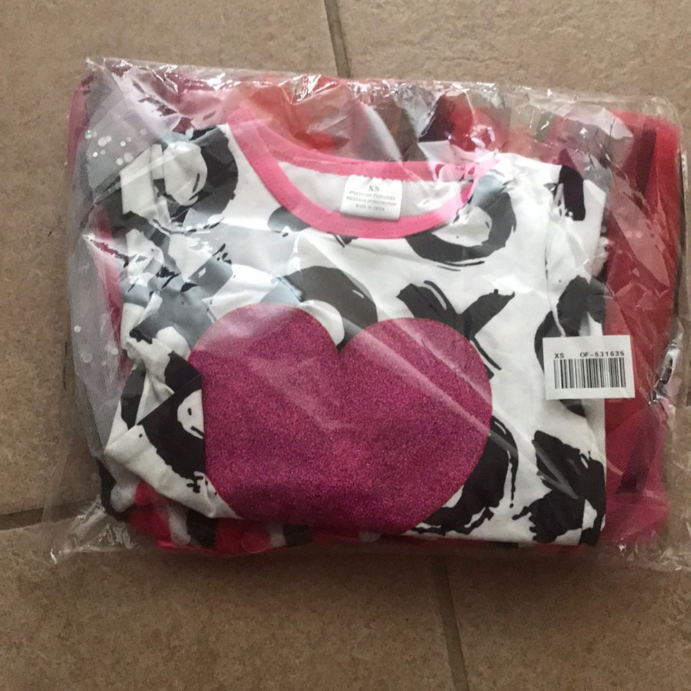 Hot pink glitter heart tutu dress - Picture 2 of 2